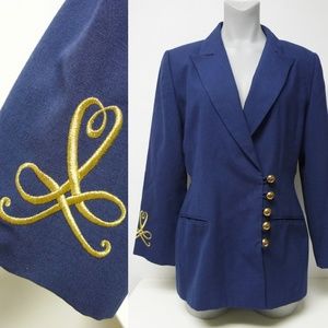 VTG 80s J.P. Hall overlap front jacket made in USA